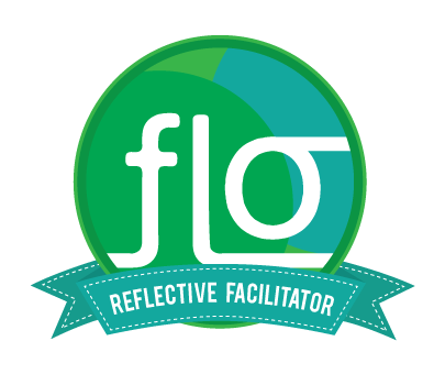 FLO badge (facsimile)